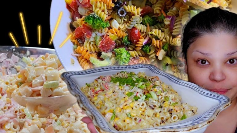 4 amazing PASTA SALADS perfect for your summer BBQ | Mexican Street Corn Pasta Salad