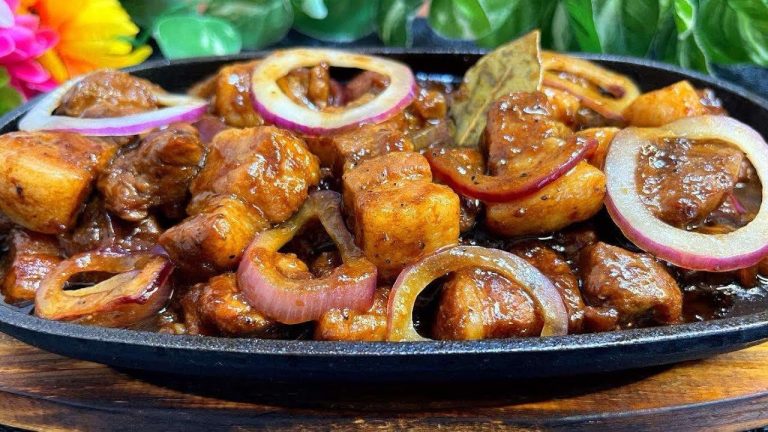 Quick & Tender Pork Bistek Recipe!