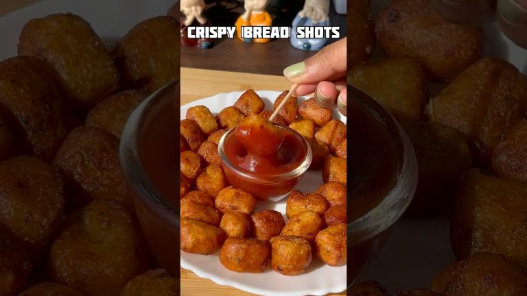 Trending recipe of crispy bread shots #shorts #recipe #snacks #bread #potato #shortsfeed #trending