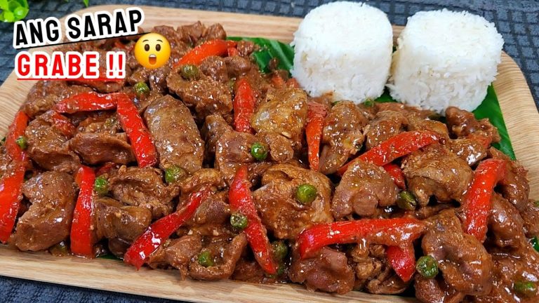 Ganitong Luto sa Sinarsahang Atay at Balunbalunan! Siguradong Mapapa Extra Rice Ka sa Sarap! 😲