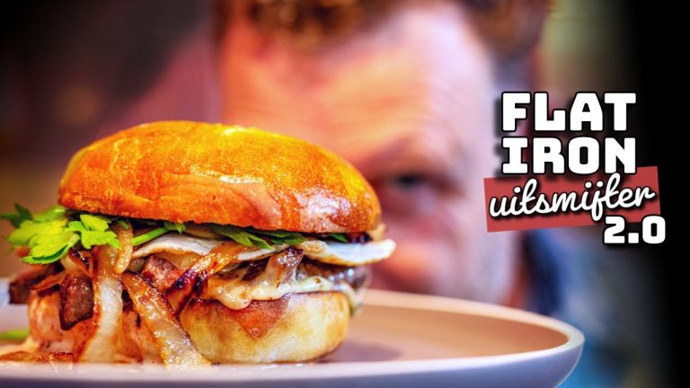 Ik maak een flat iron steak 'uitsmijter' op mijn NIEUWE BBQ!