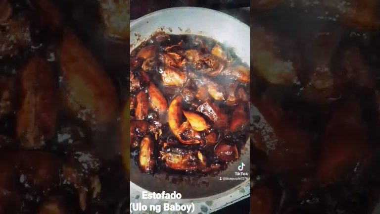 ESTOFADO(Ulo ng Baboy)