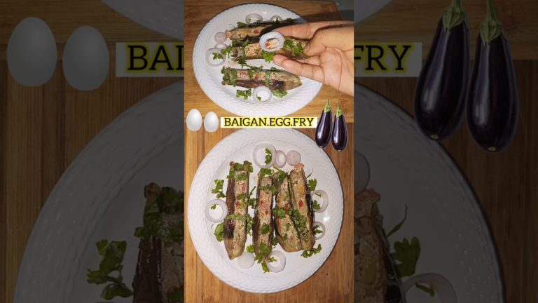Baigan🍆Egg🥚Fry#shorts #baigan #egg #fry #cooking #eggs #eggfry #tasty #trending #sonalimastercooking