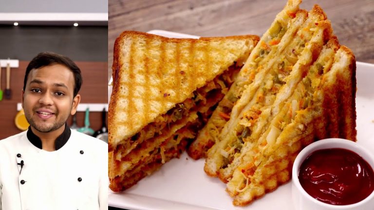 कैफ़े वाली ग्रिल सैंडविच की रेसिपी – mix veg grill sandwich cafe style recipe – cookingshooking