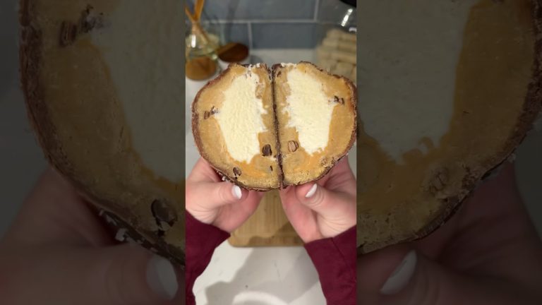 viral cookie dough ice cream ball recipe 🍪🍦 #shorts #easydessert #easyrecipe #cookies #viralrecipe