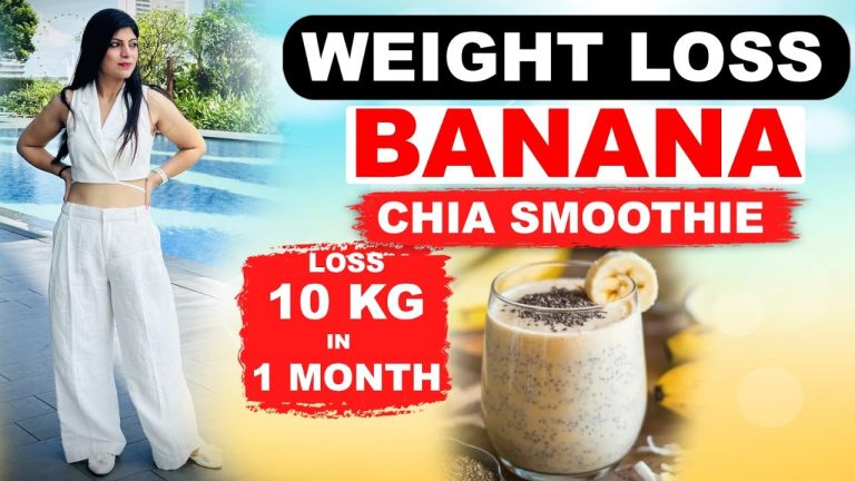 Banana Chia Smoothie Recipe – No Sugar-High Protein – Recipe For Weight Loss|Dr.Shikha Singh