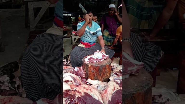 Chopping Beef by Exparte Butcher V23 #bbqmeat #beef #freshmeat #food #butcher #bbq @MeatChoppersBD