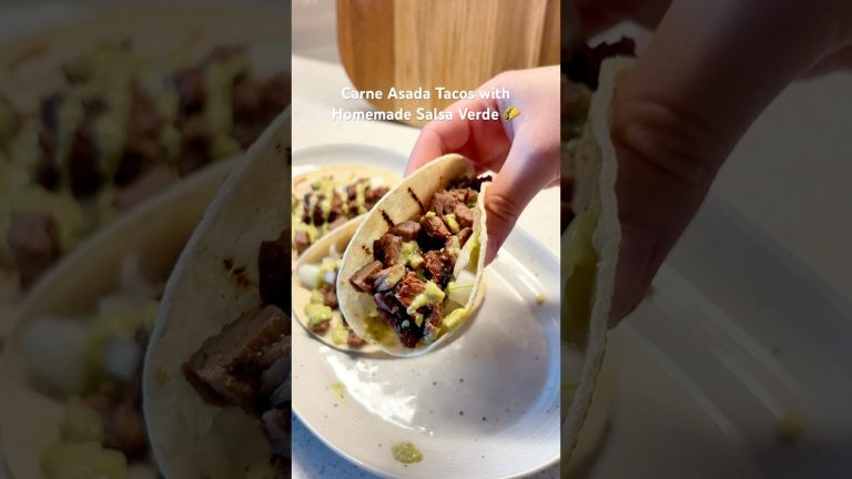Perfect taco night dinner 🌮 #carneasada  #tacos #recipe #homemade #easyrecipe #salsa