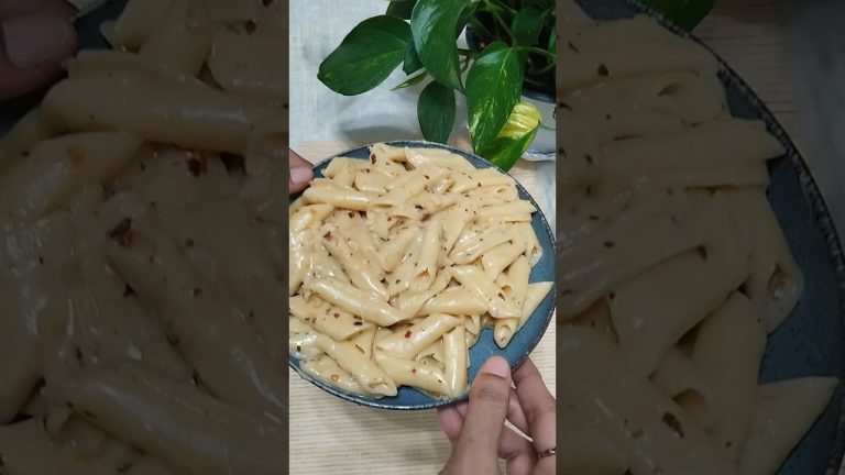 Creamy Pasta Recipe #shorts #pasta #dinner #creamy #continental