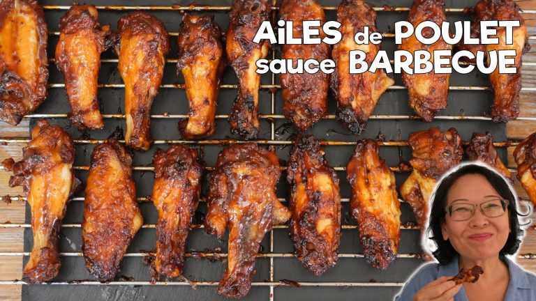 Ailes de Poulet Sauce BBQ Cuisson Four ou Air Fryer 🍗 Recette SANS FRITURE facile et savoureuse