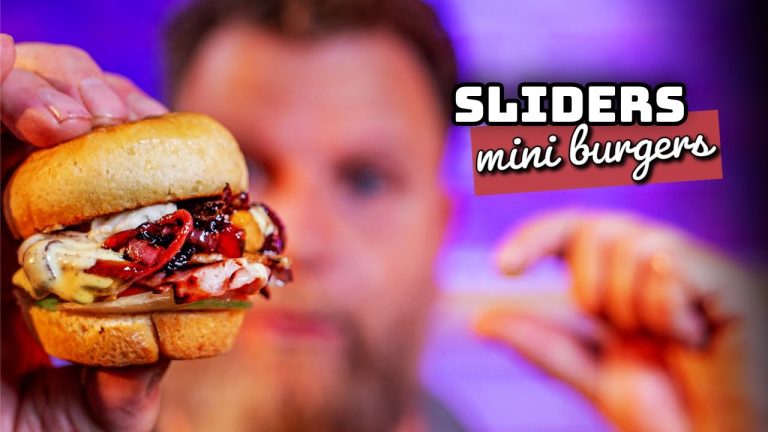 Soms is klein beter..! 😁 SLIDERS op de BBQ