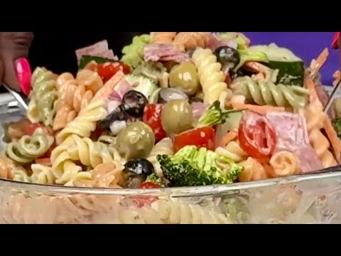 Creamy Tri-Color Pasta Salad Recipe