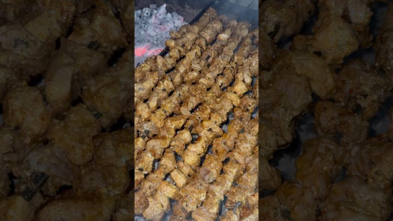 Spicy Mutton BBQ #homemade #shorts