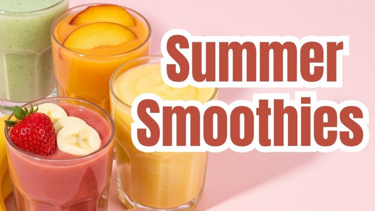 4 Smoothie Recipes to Beat the Summer Heat!