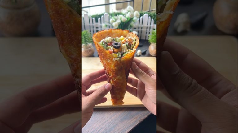 #shorts Roti Cheese Cone #easyrecipes #ashortaday