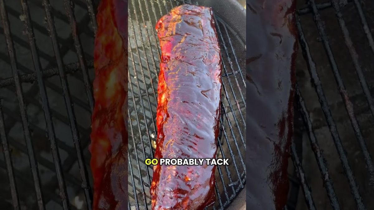 Smoked Pork Ribs on a Weber kettle#bbq #WeberKettle #BBQtips #porkribs #bbqribs #snakemethod