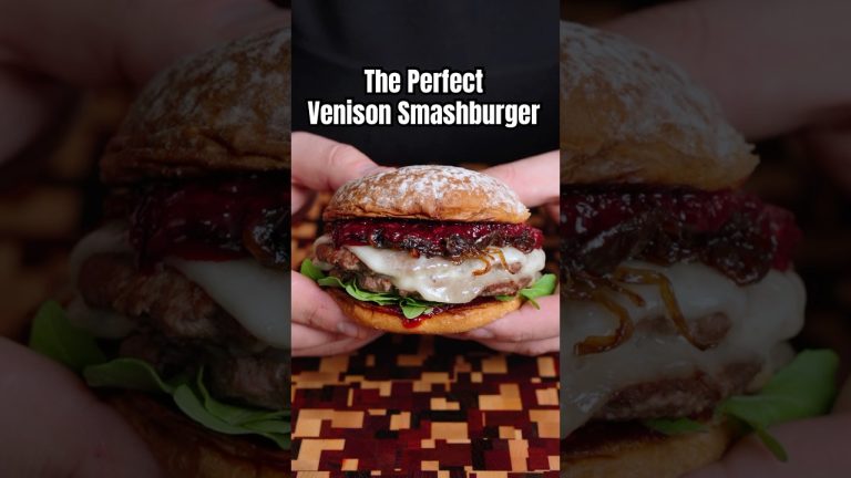 I Think I Finally Perfected the Venison Smashburger!