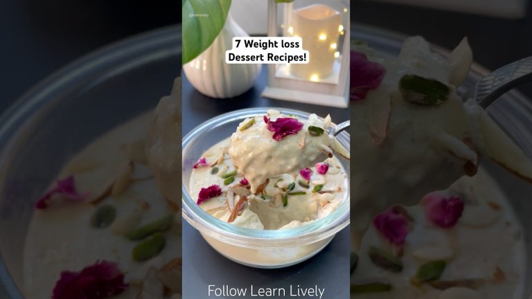 Weight loss Dessert | No Sugar Guilt Free Rabri / Icecream – Day 2 Weight loss Sweet Recipe #rabri