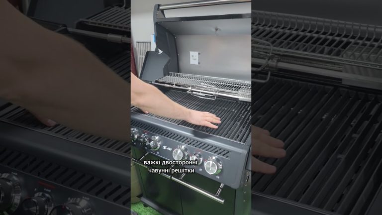 Короткий огляд газовий гриль Santos S-418 Black