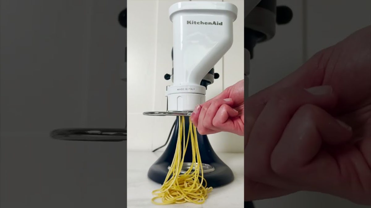 Fresh Homemade Pasta with KitchenAid Pasta Press