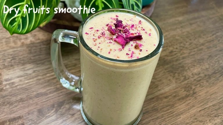 Dry fruit Smoothie | Energizing Dry Fruit Smoothie without sugar |  Power-Packed Dry Fruit Smoothie