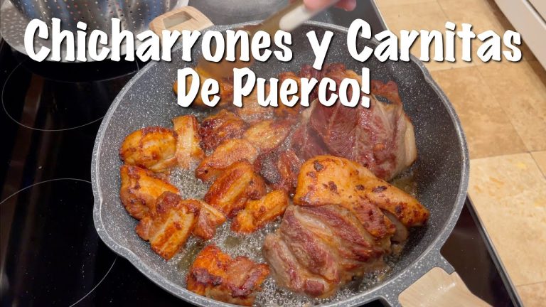 Chicharrones y Carnitas de Puerco – Como hacer Chicharrones – Receta de Chicharrones y Carnitas