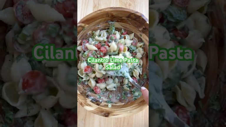 Cilantro Lime Pasta Salad