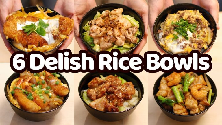 6 Easy Rice Bowls (High Protein & Delish) | Secret Recipes Revealed!