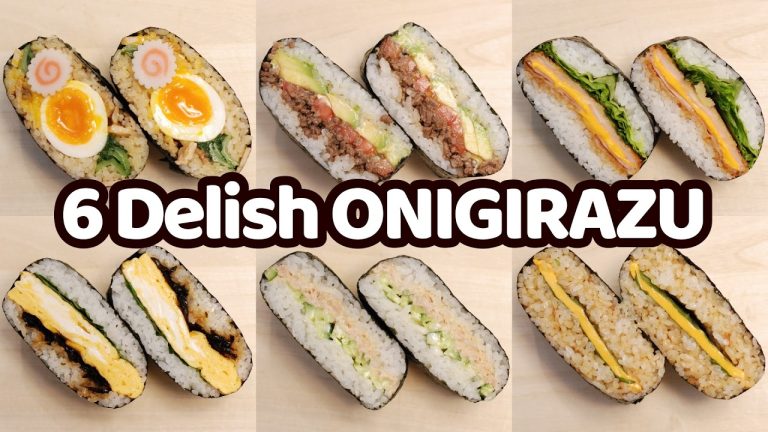 6 Easy ONIGIRAZU (Japanese Sushi Sandwich) | Secret Recipes Revealed!