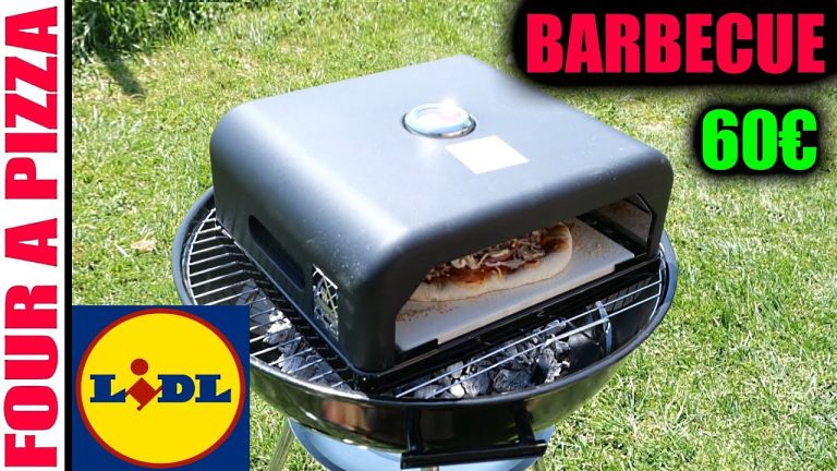 LIDL four à pizza pour barbecue ça vaut quoi ?!? 320° 30cm pizzeria GRILL MEISTER