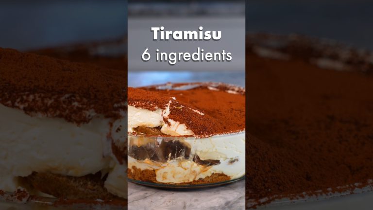 6-ingredients Tiramisu Recipe Anyone Can Make