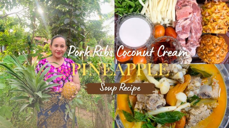 How to cook pork ribs coconut cream pineapple soup recipe