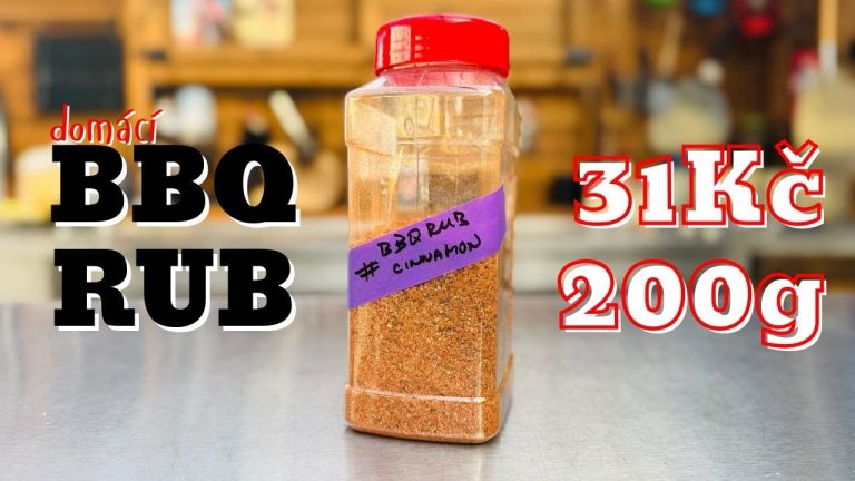 BBQ RUB se skořicí 🔥 Vlastní směs koření na grilování 31Kč za 200g 👍