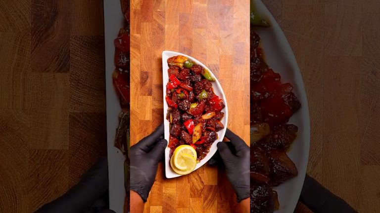 🔥 Spicy Sri Lankan Beef Devil Recipe(බීෆ් ඩෙවල්) – The Ultimate ASMR Cooking!#shorts