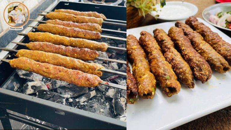 Beef Seekh Kabab Recipe- Resturant Secret Kabab Recipe-Eid-UL-Azha Special
