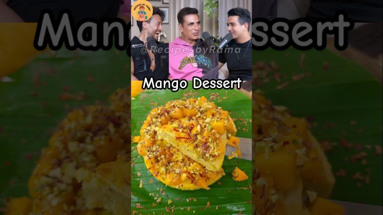 Akshay Kumar Favourite Mango Dessert Viral Recipe #shorts #akshaykumar #mangobhapadoi