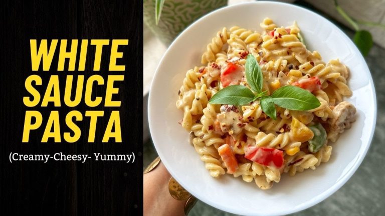 Cheesiest White Sauce Pasta Ever 🧀🍝 | 15-Min Recipe | Flavours Of Food