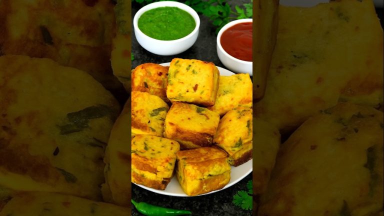 Instant Breakfast Recipe with Bread, Aloo & Besan – Try This Quick Indian Snack!