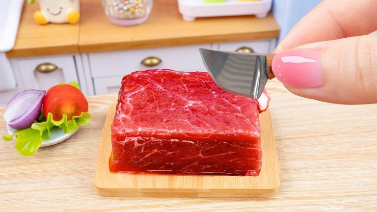 Miniature Cooking Beef Burrito Recipe Idea 🥓 Mini Food With Delicious Happy Cook