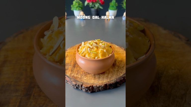 Moong Dal Halwa Recipe #shorts #recipe #halwa #dessert