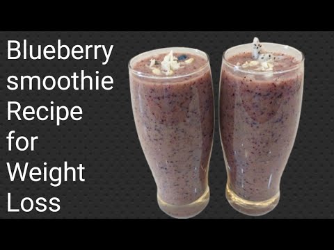 Blueberry smoothie Recipe for Weight Loss | Best Recipe to Stay Young | Healthy  breakfast Recipe