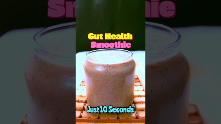 10Second Smoothie for Gut Health | Easy Healthy Breakfast Recipes #shorts #guthealth #smoothie