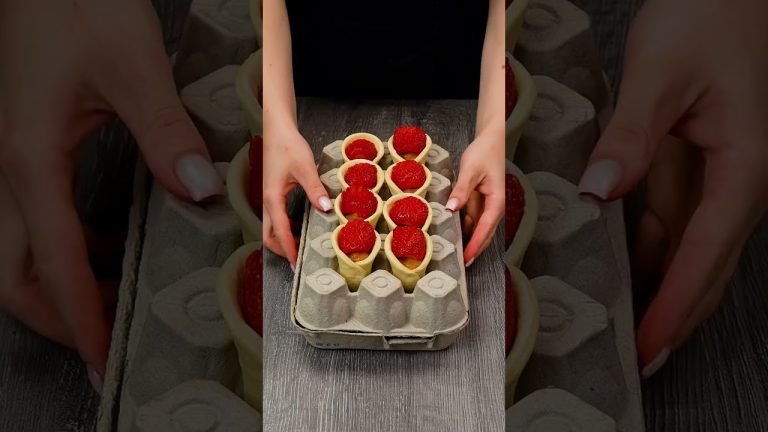 No one expected such a result! Simple and quick dessert made from puff pastry #shots #cooking