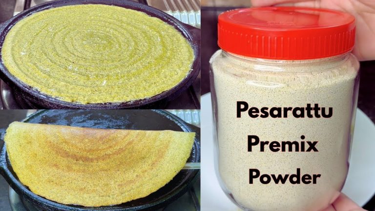 ఇక ఈ పొడితో నిమిషాల్లో పెసరట్టు రెడీఅయిపోతుంది…Pesarattu Premix Powder Recipe| Dosa Premix Recipe