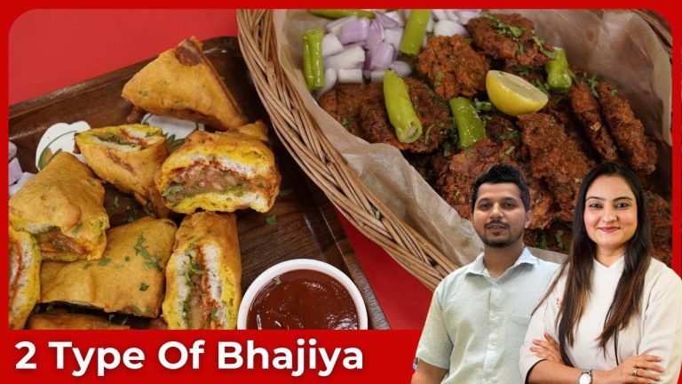 Monsoon Special Bhajiya Recipe, Street Style Bhajiya & Bread Pakoda with @thefoodiecam #live