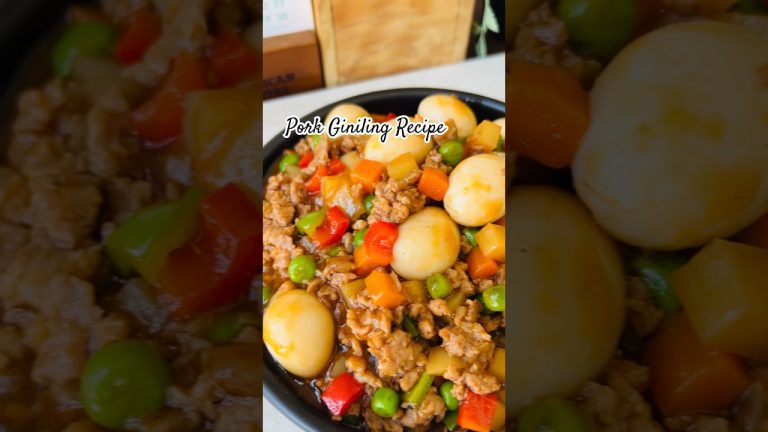 Pork Giniling Recipe #picadillo #porkginiling #porkginilingrecipe #food #foodie #fyp