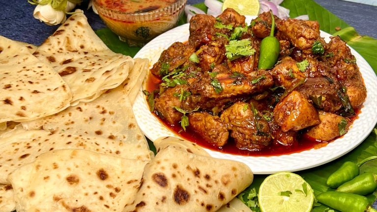 Sunday Brunch – GOLDEN CHICKEN FRY With MILKY COTTONY SOFT PARATHA – Super Delicious Meal A Must Try
