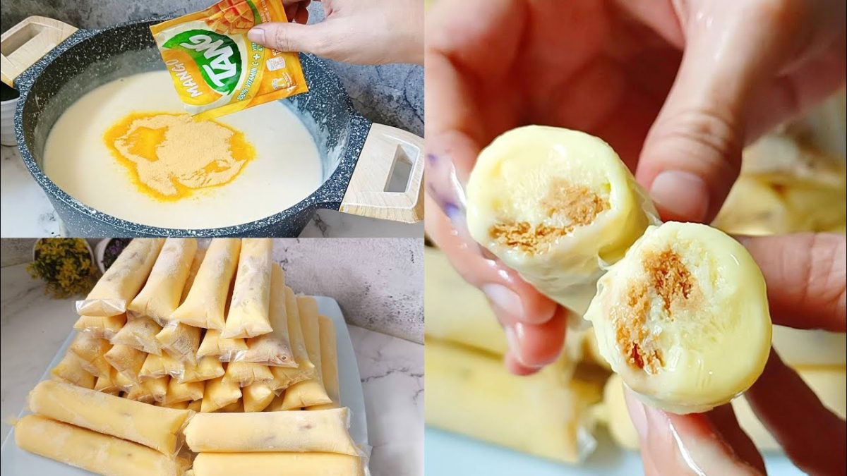 ICE CANDY RECIPE PANG NEGOSYO | CREAMY ICE CANDY