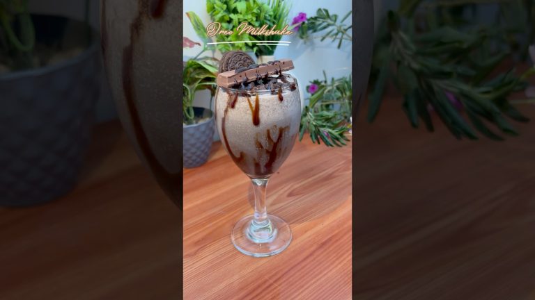 Oreo Milkshake #recipe #shorts #oreoshake #fyp