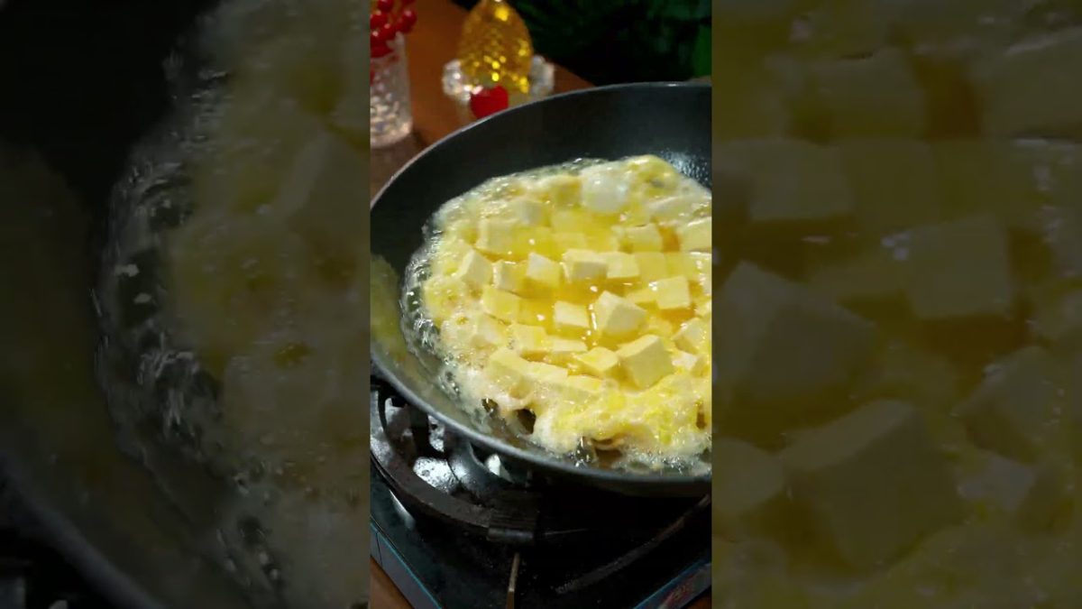 This tofu is really delicious today. #recipe #cooking #foodtutorial